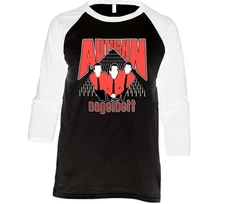 Autobahn Fictional Band The Big Lebowski Movie Fan Raglan 3/4 Sleeve Shirt