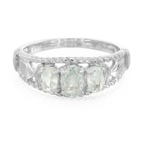 Cavill Paraiba Turmalin Ring Damen 925 Sterling Silber 0,63Ct Oval