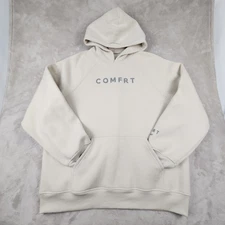 *Read Desc* COMFRT Heavyweight Hoodie Cozy Soft Fit Beige Men's Size 3XL