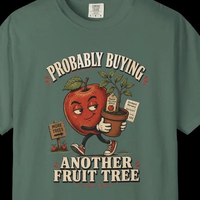 Fruit Tree Nature Garden Funny Plant Comfort Tee