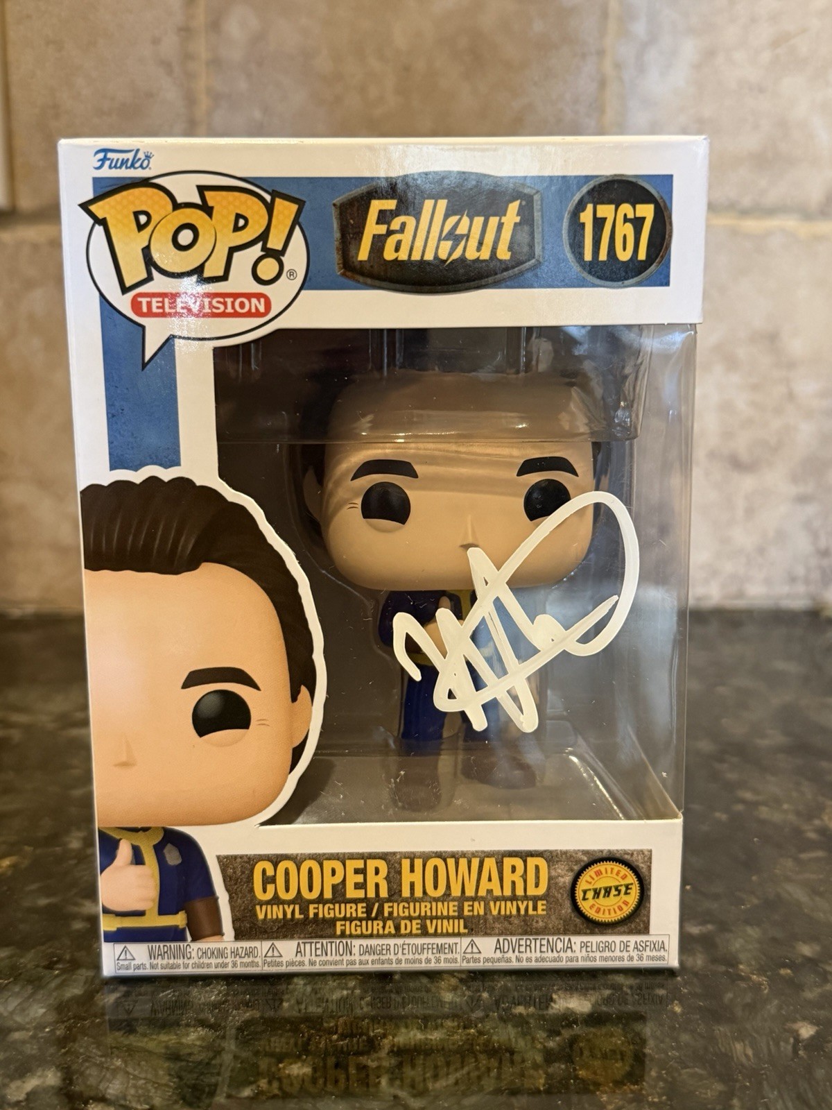 Walton Goggins Signed Funko - Fallout  - Cooper Howard - Autographed 