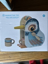 Colorful Bird Kids Coffee/Espresso Machine- Pretend Play Kitchen- Unique Toy