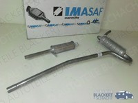 Imasaf Auspuff Mitteltopf+Endtopf für Lancia Fulvia Coupe 1.3 +Rallye+Hf+S 67-69