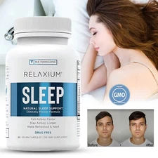 Relaxium Sleep Improve Concentration Promote Immune Health 60 Capsules US