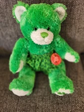 Build A Bear Lucky O`Teddy Beary Green Plush Shamrock 14" Limited Edition 2005 