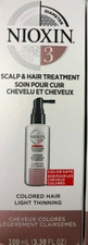 Nioxin System 3 Treatment Scalp Hair Treatment 3.38 oz new - Deal