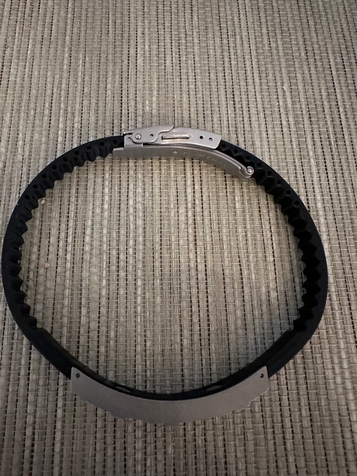 Energetix Armband Magnet - Modeschmuck Unisex Kautschuk Edelstahl Wellness - Bild 4 von 4