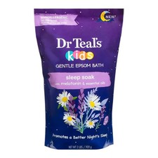 Dr Teal's Kids Gentle Epsom Bath Soak, with Melatonin  Essential Oils A455 