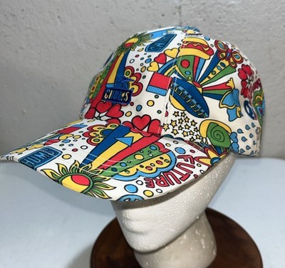 CHUMS Gortex Strapback Hat Cap Peace Love Print Dad Hat