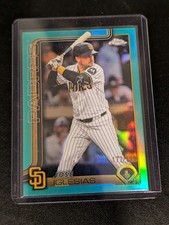 2025 Topps Chrome Update Jose Iglesias Teal Refractor /199 Padres USC60