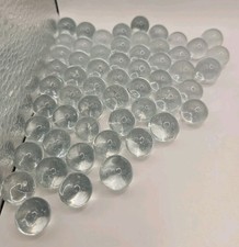 Vintage Lot of Shooter Marbles Clear Glass Bubbly Not Perfect Circles