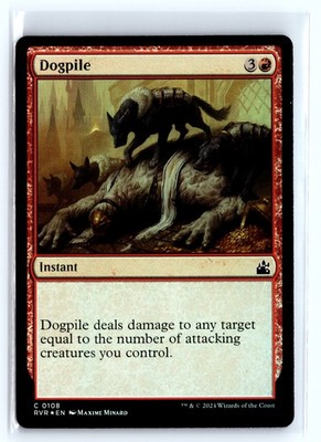 FOIL Dogpile Ravnica Remastered Common   MTG Magic the Gathering Card