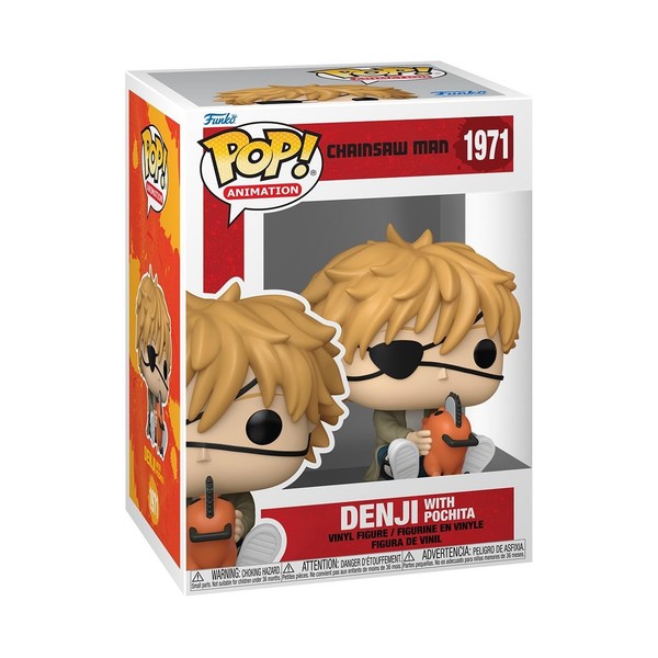 Funko Pop! Animation: Chainsaw Man - Denji & Pochita - Vinyl-Sammelfigur - Gesch-image