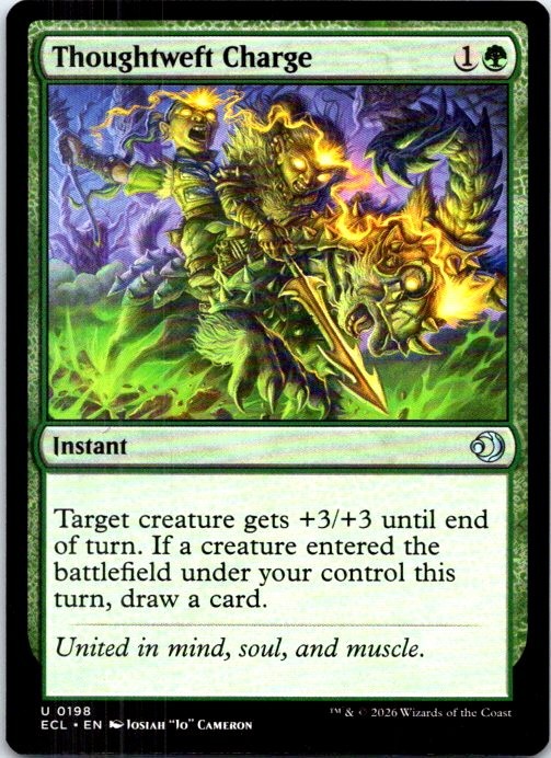 Thoughtweft Charge U Lorwyn Eclipsed 198 NM