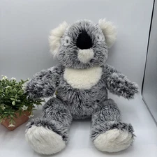 Build A Bear Koala Bear Plush Gray White Stuffed Animal 15” Soft Nose Toy Preown