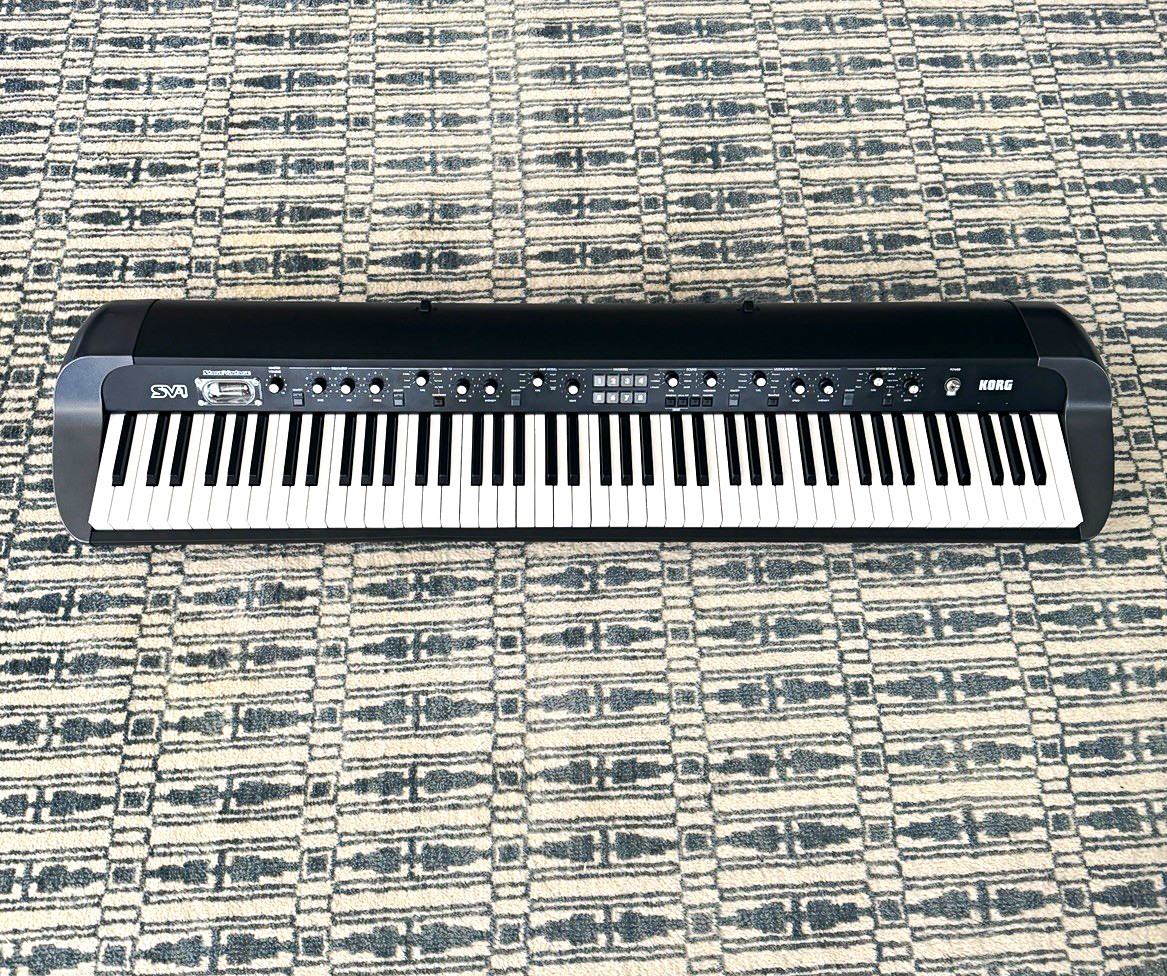 Korg SV-1 88-Key Electronic Keyboard Weighted Action Black