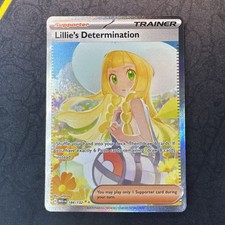 Lillie's Determination 184/132 Me01: Mega Evolution Holo Pokemon