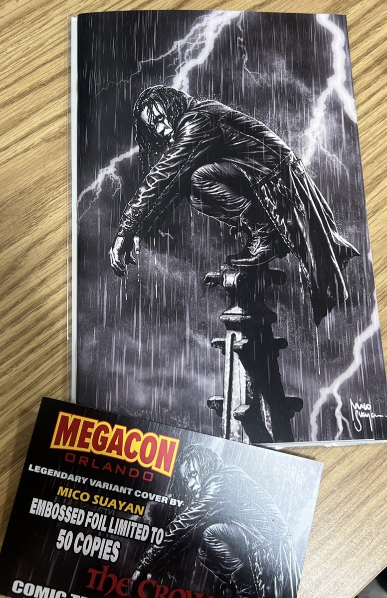 ✨The Crow MEGACON 2026-LTD 50🤩 Embossed Foil, Mico Suayan, Blind