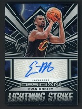 2022-23 Panini Obsidian Lightning Strike Evam Mobley Cavaliers AUTO 53/99