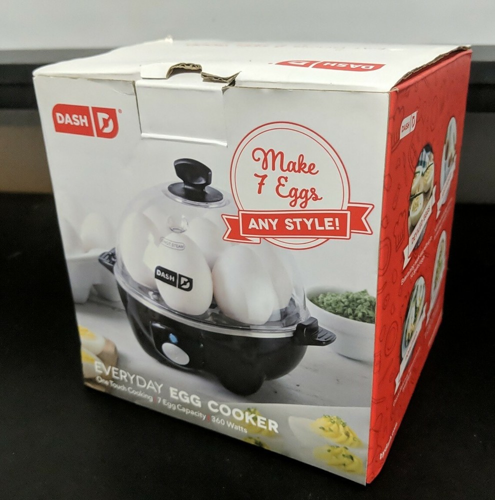 Dash Rapid 7-Egg Electric Cooker 360W - New Open Box