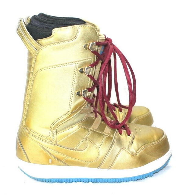 2014 Nike SB Vapen Snowboarding Boots Metallic Gold 447124-700 Womenâs Size 7 for sale online