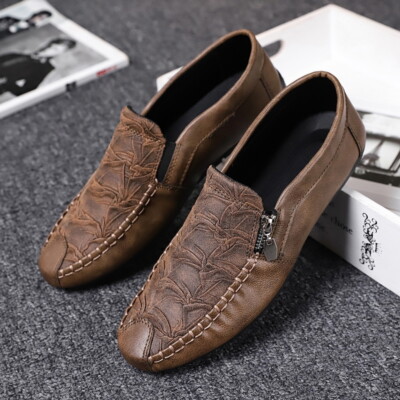slip on leather shoes