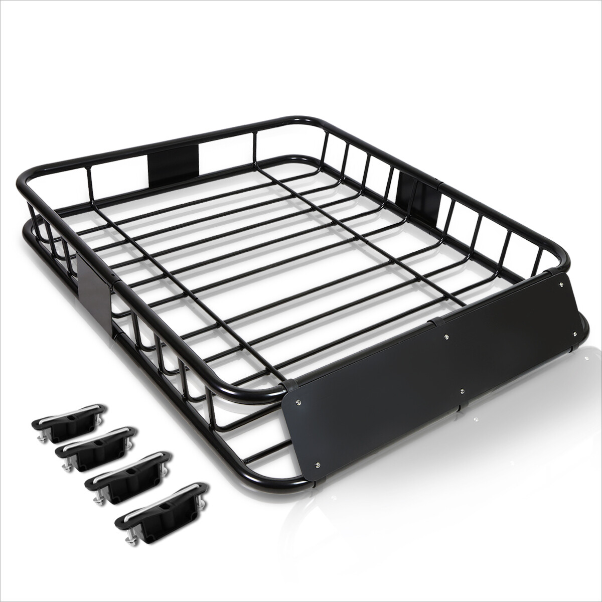 48"X 40"Mild Steel Roof Rack Van/SUV Baggage Cargo Carrier Basket w/Wind Fairing eBay