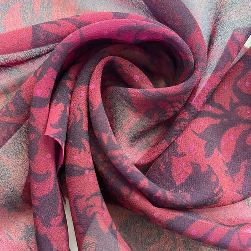 Chiffon 100% Polyester Sheer Crepe Material Dress Drape Wedding Arch Fabric 44" - 第 239/240 張圖片