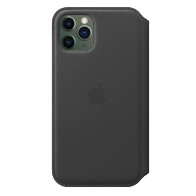 APPLE IPHONE11 PRO LEATHER FOLIO MX062F… Apple Leather Folio for iPhone 11 Pro - Black for sale