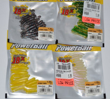 4 packs berkley powerbait atomic tubes assortment trout crappie panfish 1.25"
