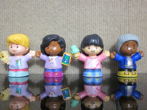 Little People Veterinarian w/ Dog Girl w/ Ice Cream Teacher w/ Book