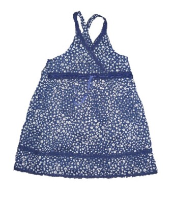 Mexx Girl Kreuzträger-kleid IN Allover Print Midnight Blue Size 74 80