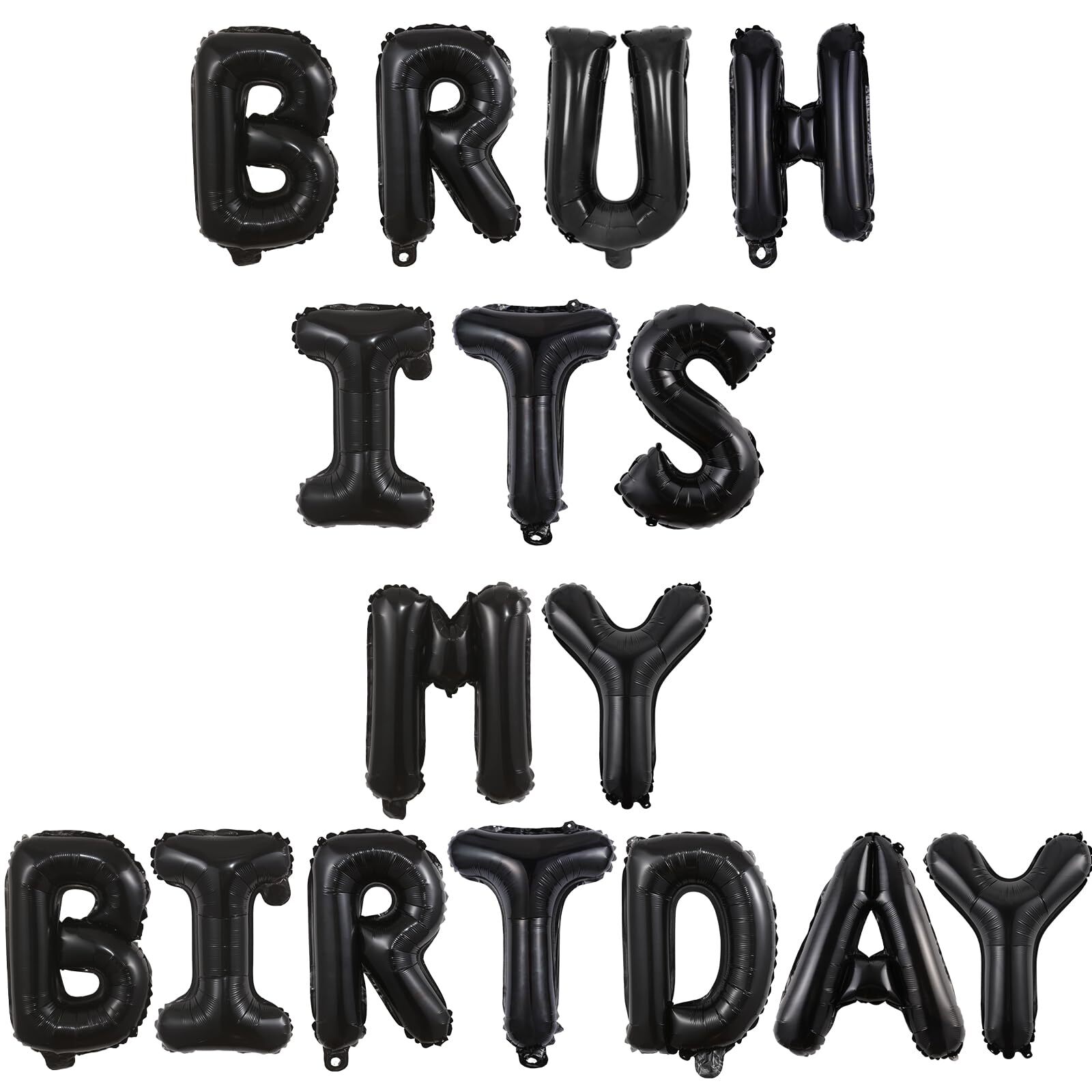 Wonmelody Bruh Its My Birthday Party Decor for Teen Boys Cool Themed Decorations