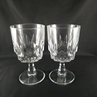 european wine glasses 6pk 12oz Clear Ribbed Plastic Wine Goblets