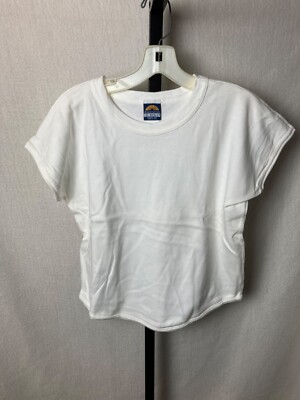 Discoveries By Natalie Ladies White Shirt Size Large NEW
