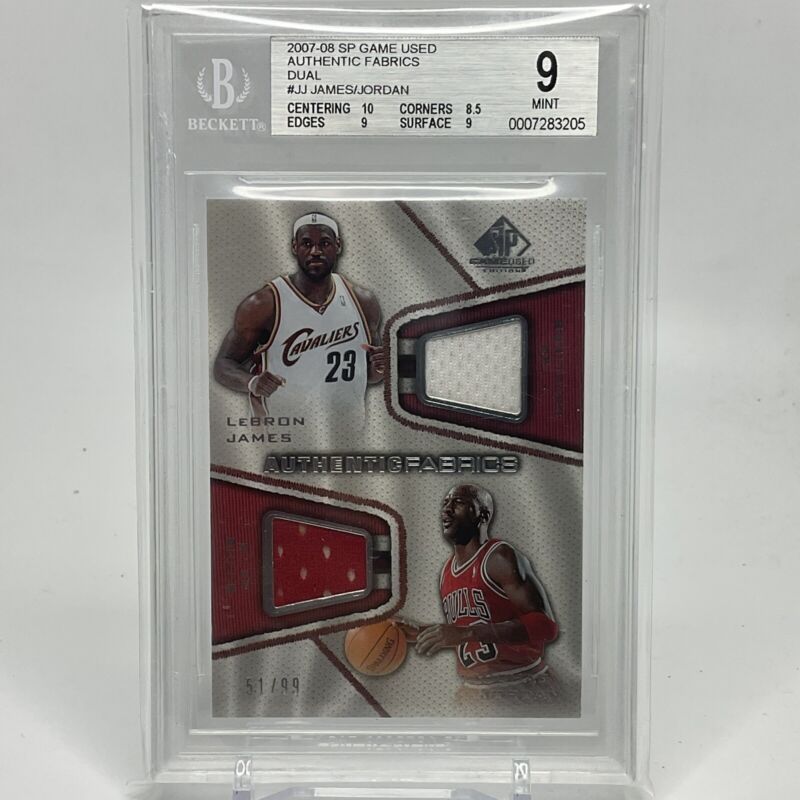 2009/10 NBA SP Game Used Tag Team Duals Jordan/Malone Jersey