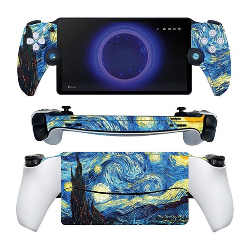 Cartoon DIY Wraps Decal Handle Skin Stickers PSP Starry Sky For PS5 Portal - Picture 19 of 26