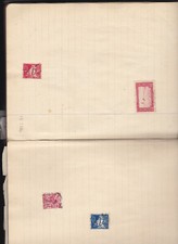 Algerien, 4 Postwertzeichen 1926 - 1930, gestempelt mit Falz