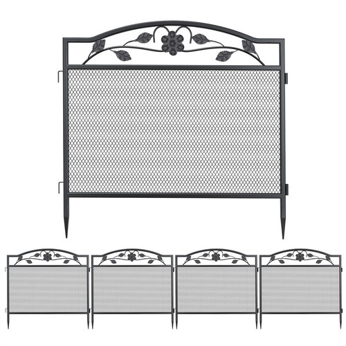 5pcs Heavy Duty Garden Fence Metal Anti-jumping Animal Barrier Outdoor 80/110cm - Picture 15 of 26
