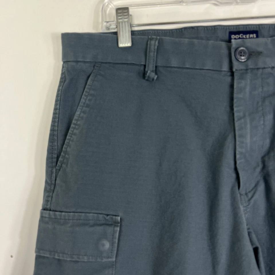 Pantalones Cortos Dockers Para Hombre Talla 34 Smart 360 Tech Verde Chino Carga Elástico Foto 2 de 4