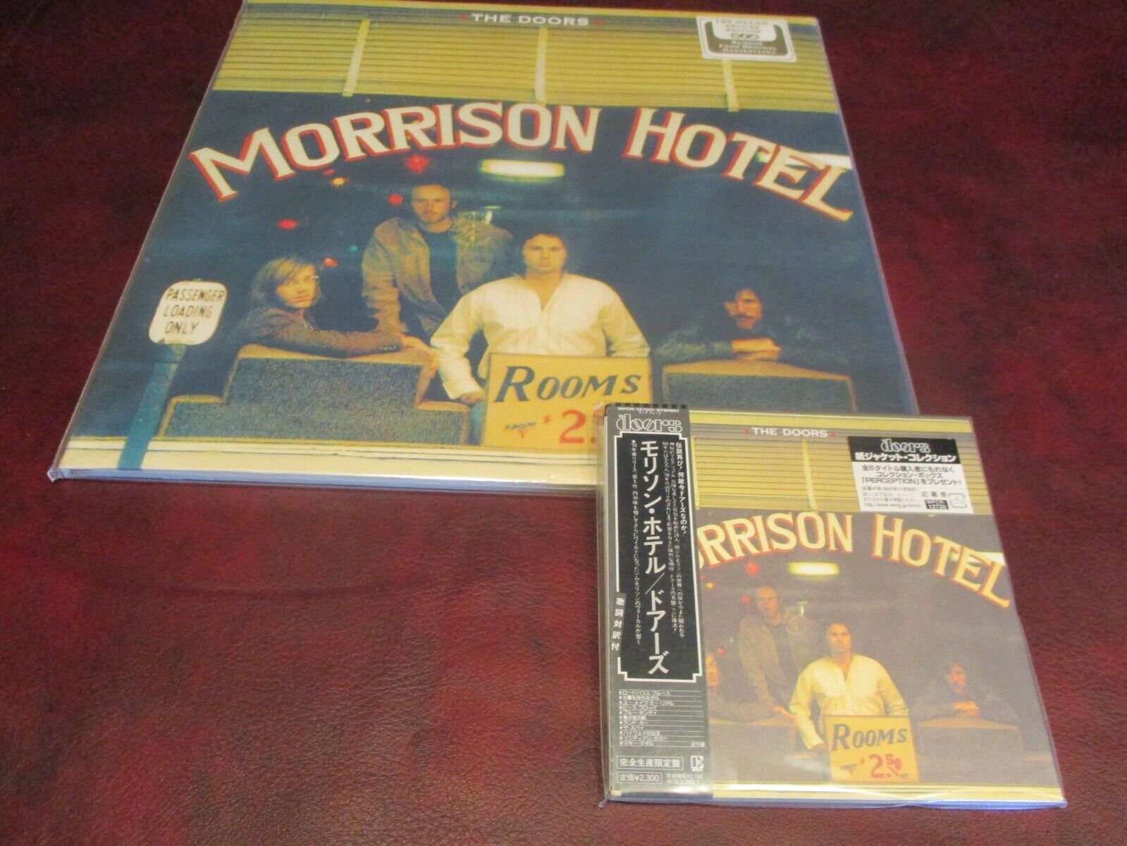 THE DOORS Morrison Hotel 1ST 180 GRAM EDITION PRESSED LP + REPLICA GATEFOLD CD