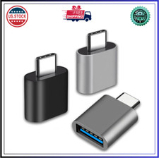 USB C to USB Adapter, Type C Thunderbolt 4 OTG Converter for Apple 3-Pack 