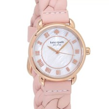 Image of kate spade new york lily avenue pink leather watch KSW1821