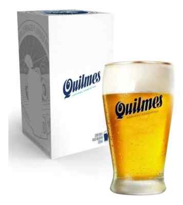 1 glass quilmes Beer gold trim Ritzenhoff 33 cl