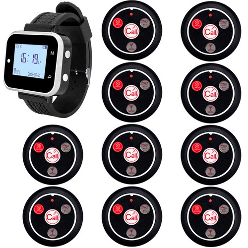 Wireless Restaurant Pager Waiter Calling System For Hookah Customer Service - Bild 4 von 21