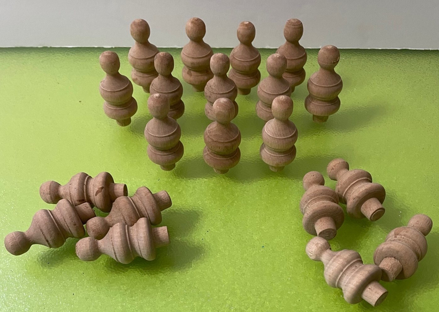 Small Hard Wood Finials eBay