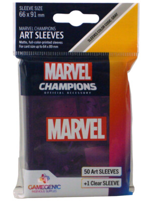 Marvel Champions The Card Game Art Sleeves LCS LCG 51 Pack Purple New