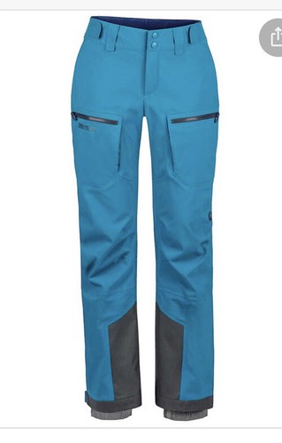 BNWT Womens Marmot Amora Blue Ski Pants 