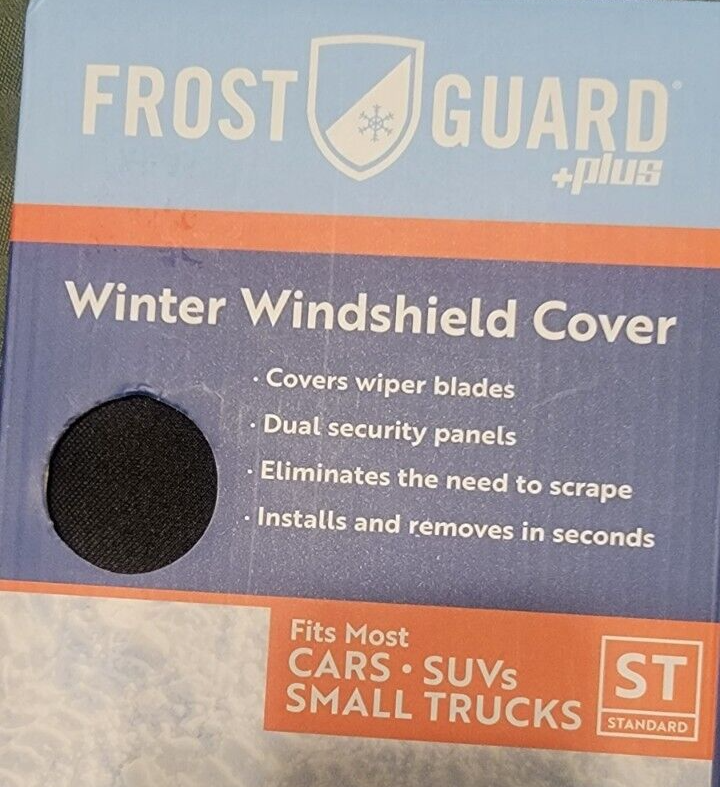 Frost Guard Plus Winter Windshield Cover 59inx41in Cars, SUVs, Small
