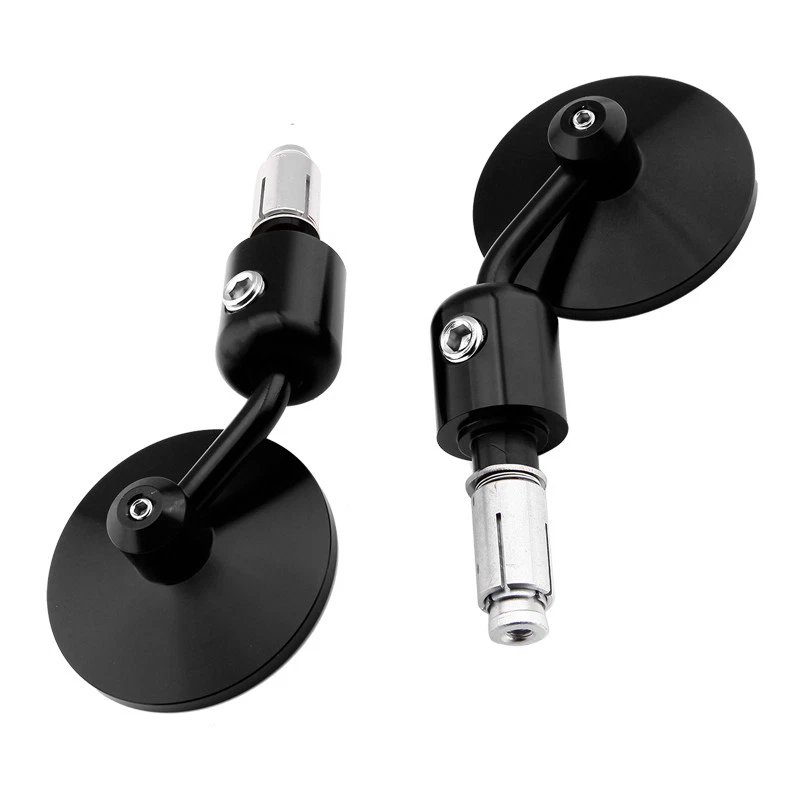 Espejos retrovisores laterales redondos con extremo de manillar de 7/8" para Yamaha Sport FZ-07 09 FZ8 Foto 3 de 4